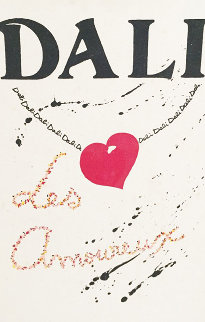 Les Amoureux Suite of 3 1979 Limited Edition Print - Salvador Dali Les Amoureux Suite of 3 1979 Limited Edition Print - Salvador Dali