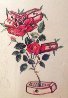 Roses - Floral Suite 1972 Limited Edition Print by Salvador Dali - 1 Roses - Floral Suite 1972 Limited Edition Print by Salvador Dali - 1