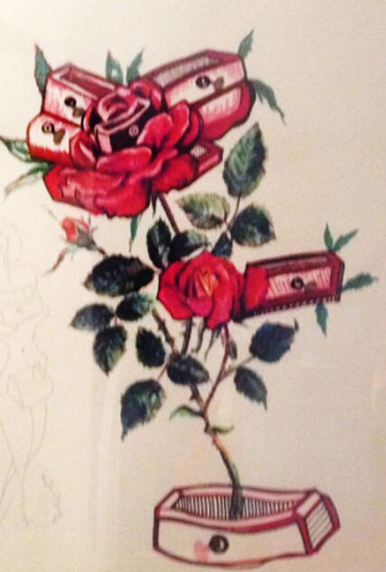 Floral Suite Roses  1972 - Blue Chip - HS Limited Edition Print by Salvador Dali