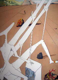 Conquest of the Cosmos 1974 (Martian Dali Equipped With A Double Holo Electronic Microsc Limited Edition Print - Salvador Dali Conquest of the Cosmos 1974 (Martian Dali Equipped With A Double Holo Electronic Microsc Limited Edition Print - Salvador Dali