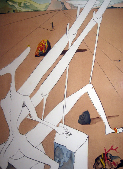 Conquest of the Cosmos 1974 (Martian Dali Equipped With A Double Holo Electronic Microsc Limited Edition Print by Salvador Dali Conquest of the Cosmos 1974 (Martian Dali Equipped With A Double Holo Electronic Microsc Limited Edition Print by Salvador Dali