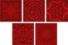 Empresses Set of 5 Giclees on Panel 2022 HS Limited Edition Print by Damien Hirst - 0