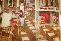 Cafe Paris 1997 26x34 Original Painting by Dan McCaw - 3 Cafe Paris 1997 26x34 Original Painting by Dan McCaw - 3