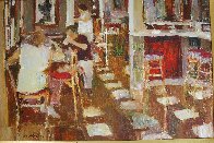 Cafe Paris 1997 26x34 Original Painting by Dan McCaw - 4 Cafe Paris 1997 26x34 Original Painting by Dan McCaw - 4