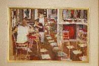 Cafe Paris 1997 26x34 Original Painting by Dan McCaw - 1 Cafe Paris 1997 26x34 Original Painting by Dan McCaw - 1