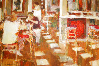 Cafe Paris 1997 26x34 Original Painting by Dan McCaw - 0 Cafe Paris 1997 26x34 Original Painting by Dan McCaw - 0
