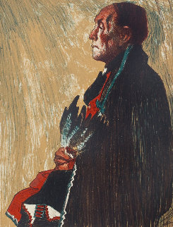 Peyote Man 1981 Limited Edition Print - Robert Daughters Peyote Man 1981 Limited Edition Print - Robert Daughters