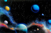 Comet Showers 1989 20x30 Original Painting by Dave Archer - 0 Comet Showers 1989 20x30 Original Painting by Dave Archer - 0