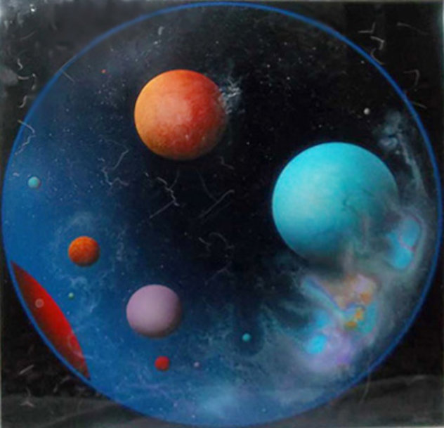 Heavens Threshold 1983 36x36 Original Painting by Dave Archer Heavens Threshold 1983 36x36 Original Painting by Dave Archer