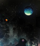 A Cosmic Detail 1977 20x18 Original Painting by Dave Archer - 0 A Cosmic Detail 1977 20x18 Original Painting by Dave Archer - 0
