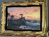 Lone Cypress At Sunset 1984 31x41 Huge Original Painting by David Dalton - 1