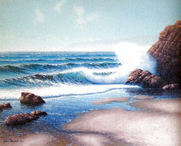 Sun Sparkle 1983 27x23 Original Painting - David Dalton Sun Sparkle 1983 27x23 Original Painting - David Dalton
