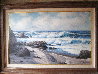 Palos Verdes Coast 1982 40x58 Huge California Original Painting by David Dalton - 1