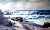 Palos Verdes Coast 1982 40x58 Huge California Original Painting by David Dalton - 0