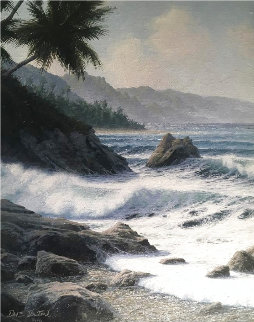 Island Cove 1981 24x20 Original Painting - David Dalton Island Cove 1981 24x20 Original Painting - David Dalton