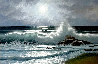 Malibu Moonlight 30x42 - Huge - California<br /> Original Painting by David Dalton - 0