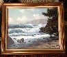 Incoming Tide, Near Monterey, California 1981 31x37 Original Painting by David Dalton - 1