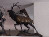 By Dawn's Early Light - 1/4 Life Size Elk Bronze Sculpture 1998 32 in Sculpture by David Anderson - 2