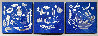 Histore Sans Fin 2 Triptych 2024 12x33 Original Painting by David Farsi - 1