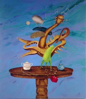 Musique En Colere 2015 57x50 Super Huge Original Painting - David Farsi Musique En Colere 2015 57x50 Super Huge Original Painting - David Farsi