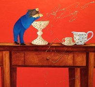 La Coupe Enchantee 2016 38x38 Original Painting by David Farsi - 0 La Coupe Enchantee 2016 38x38 Original Painting by David Farsi - 0
