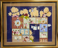 Untitled Judaic Serigraph 1980 Limited Edition Print by David Sharir - 1 Untitled Judaic Serigraph 1980 Limited Edition Print by David Sharir - 1