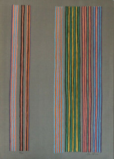 Royal Curtain 1980 Limited Edition Print - Gene Davis Royal Curtain 1980 Limited Edition Print - Gene Davis