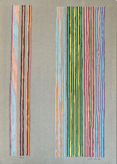 Royal Curtain 1980 Limited Edition Print - Gene Davis Royal Curtain 1980 Limited Edition Print - Gene Davis