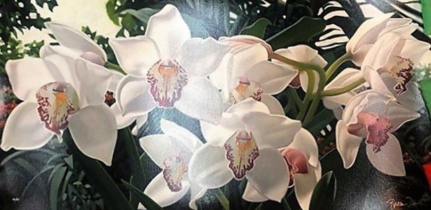 Cymbidiums in Love 2000 Limited Edition Print by Brian Davis Cymbidiums in Love 2000 Limited Edition Print by Brian Davis