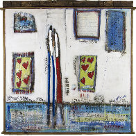 Love Garden 2015 52x55 Huge Original Painting by William DeBilzan - 0 Love Garden 2015 52x55 Huge Original Painting by William DeBilzan - 0