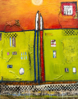 At Your Side 2016 67x52 Super Huge Original Painting - William DeBilzan At Your Side 2016 67x52 Super Huge Original Painting - William DeBilzan