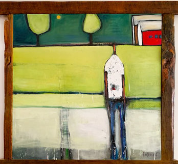 Revealed 2004 67x78 Huge Original Painting - William DeBilzan Revealed 2004 67x78 Huge Original Painting - William DeBilzan