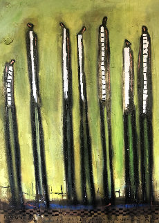 7th Hour 2000 48x36 Super Huge Original Painting - William DeBilzan 7th Hour 2000 48x36 Super Huge Original Painting - William DeBilzan