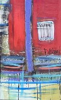 Untitled Painting (Diptych) 90x48 Huge Original Painting by William DeBilzan - 9 Untitled Painting (Diptych) 90x48 Huge Original Painting by William DeBilzan - 9
