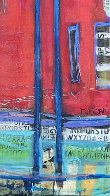 Untitled Painting (Diptych) 90x48 Huge Original Painting by William DeBilzan - 2 Untitled Painting (Diptych) 90x48 Huge Original Painting by William DeBilzan - 2