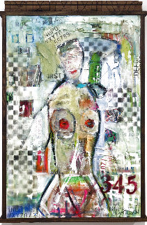 Nude # 92 39x26 Original Painting - William DeBilzan Nude # 92 39x26 Original Painting - William DeBilzan