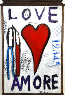 Much Love 2021 40x26 Huge Original Painting - William DeBilzan Much Love 2021 40x26 Huge Original Painting - William DeBilzan