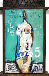 Naked in Love 2021 24x15 Original Painting - William DeBilzan Naked in Love 2021 24x15 Original Painting - William DeBilzan