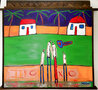 Untitled  Portrait 38x48 - Huge - Early Original Painting by William DeBilzan - 0
