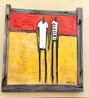 All New Too Soon 2003 60x55 - Mixed Media on Canvas - Huge Original Painting by William DeBilzan - 1 All New Too Soon 2003 60x55 - Mixed Media on Canvas - Huge Original Painting by William DeBilzan - 1