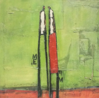 All About We 2002 75x78 Super Huge Original Painting - William DeBilzan All About We 2002 75x78 Super Huge Original Painting - William DeBilzan