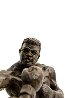 Ali Against Foreman Bronze Sculpture 12 in Sculpture by Dino DeCarlo - 9