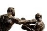 Ali Against Foreman Bronze Sculpture 12 in Sculpture by Dino DeCarlo - 7