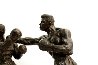 Ali Against Foreman Bronze Sculpture 12 in Sculpture by Dino DeCarlo - 8