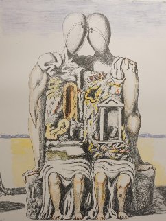 Gli Archeologi 1970 Limited Edition Print - Giorgio de Chirico Gli Archeologi 1970 Limited Edition Print - Giorgio de Chirico