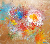 Gold Coral 2013 56x56 - Huge Original Painting by Autumn de Forest - 3