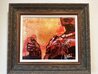 Joan of Arc 2020 25x29 - Framed Acrylic on Canvas - Signed Twice - France Original Painting by Autumn de Forest - 1
