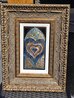 Gothic Heart Unique  2021 19x14 Framed Painted Metal Relief - Signed Twice Sculpture by Autumn de Forest - 1