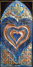 Gothic Heart Unique  2021 19x14 Framed Painted Metal Relief - Signed Twice Sculpture by Autumn de Forest - 0