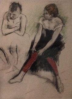 Danseuse Aux Bas Rouges 1919 Limited Edition Print - Edgar Degas Danseuse Aux Bas Rouges 1919 Limited Edition Print - Edgar Degas